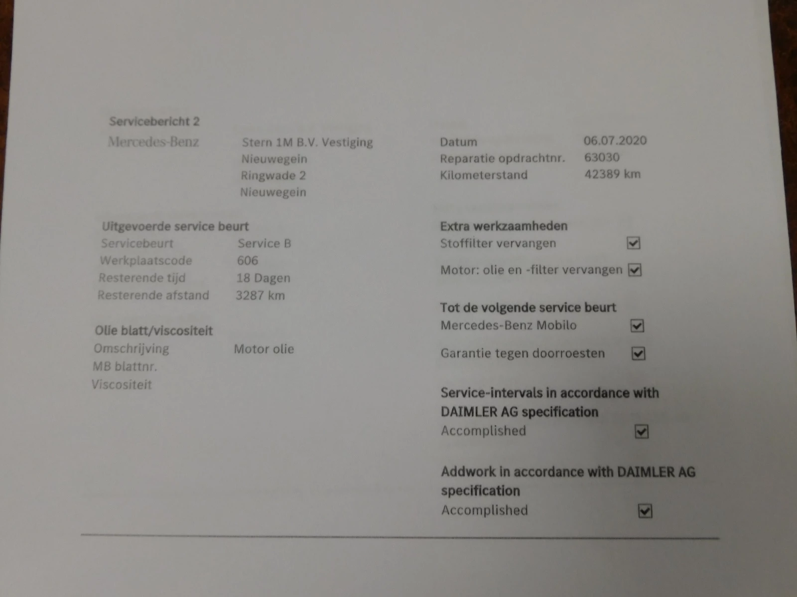 Hoofdafbeelding Mercedes-Benz B-Klasse
