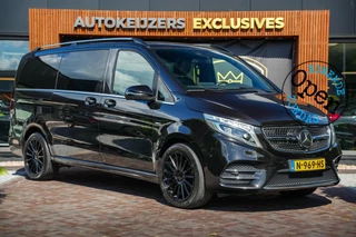 Mercedes-Benz V-klasse 250d 4-MATIC Lang Exclusive 360° Camera Pano Airco separaat Dakrails Zijschuifdeur links+rechts 19"L.M. Vossen