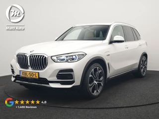 BMW X5 xDrive45e X Line PHEV 395pk Dealer O.H. | Trekhaak Af Fabriek | Luchtvering | Adaptive Cruise | Head Up | 360 Camera | Adaptief Onderstel | Laser LED | Lederen Sportstoelen Memory & Verwarmd | Sfeerverlichting | Keyless | Plug In H