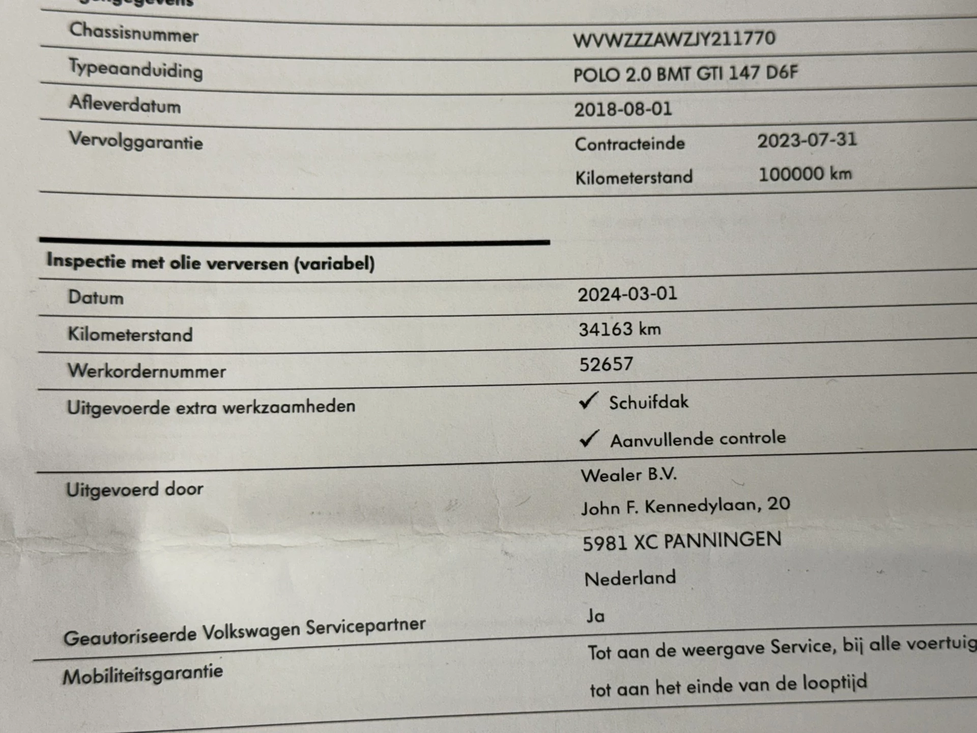 Hoofdafbeelding Volkswagen Polo