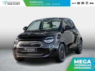 Fiat 500 Hybrid Collezione | Clima | LED | PDC | JBL Premium Audio | 17" | Camera | BSM | Canneloni Ivory/Piombo interieur