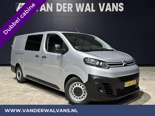 Citroën Jumpy 2.0 BlueHDI **MARGE, GEEN BTW** 123pk L3H1 Dubbele cabine Euro6 Airco | 2500kg Trekhaak Cruisecontrol, Apple Carplay, Navigatie, Parkeersensoren, 5-Zits