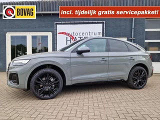 Audi Q5 Sportback 55 TFSIe 367pk Full S-Line Black Line Quattro Matrix Quantum grey !!