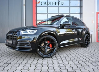Audi Q5 55 TFSI e S-Line Quattro Competition Black Edition | Luchtvering | Pano | B&O | 22'' | Alcantara | Ambilight+ | Matrix Led | Camera | Head-Up | Electic Seats | Memory | Trekhaak | Blind Spot | ACC | Lane Assist | Virtual Cockpit | Carplay