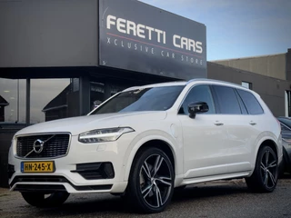 Volvo XC90 2.0 T8 AUT8 R-DESIGN TWIN ENGINE AWD 7PERS PANODAK LEDER 22 INCH-LMV NAVI CAMERA DIGI-DASH APPLE-CARPLAY LED PDC