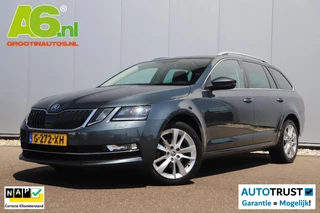 Skoda Octavia Combi 1.6 TDI Greentech Style Business Trekhaak Virtual Cockpit Lederen Bekleding Full LED Stoelverwarming Navigatie Carplay Android Keyless