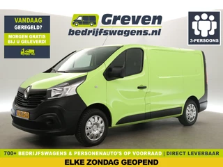 Renault Trafic 1.6 dCi T29 L1H1 Airco Cruise Navigatie 3 Persoons Parkeersensoren Elektrpakket Trekhaak