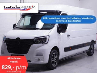 Renault Master 2.3 DCi 135 pk L3H2 All-In Lease Black Style Edition Navi, Camera, 17" LMV, Sidebars Zwart, Zonneklep, 3-Zits