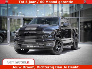Dodge Ram 1500 Laramie Night | Face Lift | 420Pk 636 Nn | Extra Groot Scherm + Passagiers Scherm | Comfortabele Dubbele Cabine met Royale 5 Zitplaatsen | BPM vrij | Nu Leverbaar uit Voorraad | Voorraad Nr  2220 - 5039
