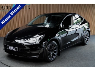 Hoofdafbeelding Tesla Model Y Tesla Model Y Long Range Dual Motor AWD Navi 360° Leer ACC Warmtepomp Autopilot PDC Elektr. achterklep Stoelverwarmimg voor en achter Stuurverwarming Optie: Full Self-Driving Capability BTW auto
