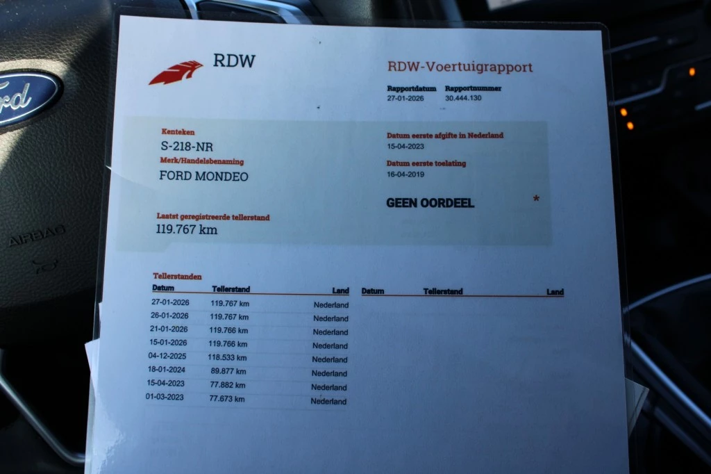 Hoofdafbeelding Ford Mondeo