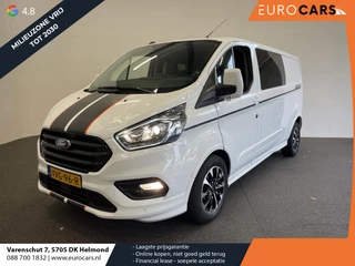 Ford Transit Custom 320 2.0 TDCI L2H1 170PK Sport Automaat Dubbele Cabine Airco Cruise Control Bluetooth Navi Trekhaak