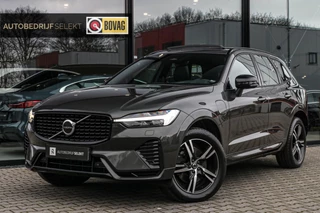 Volvo XC60 2.0 T8 AWD R-Design Long Range | Pano | Trekhaak | Facelift | Pine Grey | Harman Kardon | Memory | Elektrische stoelen