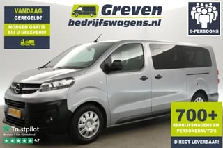 Opel Vivaro Combi 2.0 CDTI L3H1 Automaat | DC | 9 Persoons | Incl. BTW/BPM Airco Cruise Carplay PDC 2xSchuifdeur Elektrpakket