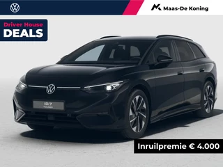 Volkswagen ID.7 Pro Limited Edition 77 kWh accu 286 PK · Draadloze telefoonlader · 360 camera · verwarmde voorstoelen · Trekhaak inklapbaar, met elektrische ontgrendeling · Prijs is inclusief inruilpremie ·
