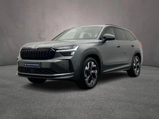 Skoda Kodiaq 1.5 TSI PHEV Sportline Business 204pk DSG Automaat Trekhaak, Adaptive cruise control, Achteruitrijcamera, LED matrix koplampen, Stoelverwarming, Achterbank verwarmd, Elektrische achterklep, App connect,