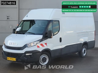 Iveco Daily 35S16 L2H2 160PK 3,5t Trekhaak Werkplaatsinrichting Airco Cruise L2 12m3 Airco Trekhaak Cruise control