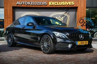 Mercedes-Benz C-klasse 400 4MATIC AMG Panodak Leer Navigatie Cruise Stoelverw.