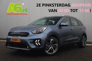 Kia Niro 1.6 GDi Hybrid DynamicLine 140PK Automaat 18 inch Half Leder Navigatie Camera Adaptive Cruise Lane Assist Clima Carplay Android