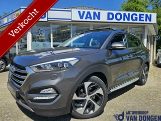 Hyundai Tucson 1.6 T-GDi Premium 4WD | Trekhaak/Panorama/19"/Leder | 1e Eigenaar!