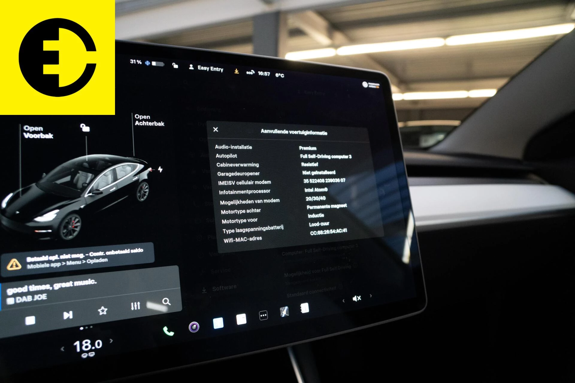 Hoofdafbeelding Tesla Model 3