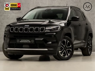 Jeep Compass 4xe 240 Plug-in Hybrid Electric Limited 240Pk Automaat (VIRTUAL COCKPIT, APPLE CARPLAY, GROOT NAVI, STUUR/STOELVERWARMING, ADAPTIVE CRUISE, SPORTSTOELEN, CAMERA, LEDER, KEYLESS, NIEUWE APK, NIEUWSTAAT)