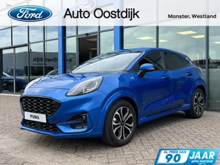 Ford Puma 1.0 EcoBoost Hybrid ST-Line 155PK Automaat Winterpack Navi Adaptieve Cruise Climate Blind-Spot Privacy Glass 17" Inch Velgen *Compleet*