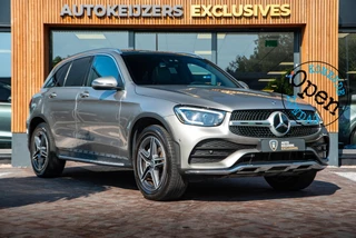 Hoofdafbeelding Mercedes-Benz GLC Mercedes-Benz GLC-klasse 200 Business Solution AMG Panoramadak Leer Navi Carbon