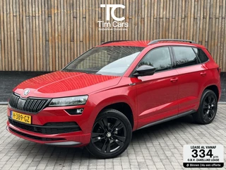 Skoda Karoq 1.5 TSI Sportline Automaat | Stoelverwarming | Apple CarPlay | LED verlichting | Trekhaak uitklapbaar | Adaptieve cruise control | Dode hoek detectie | Voorruitverwarming | Parkeersensoren voor en achter | Achteruitrijcamera