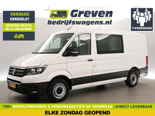 Volkswagen Crafter 35 2.0 TDI L3H2 7p | Dubbele Cabine | 140PK Airco Camera Carplay Cruise Parkeersensoren