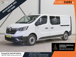 Renault Trafic 2.0 Blue dCi 150PK T30 L2H1 Advance Dubbele Cabine Airco Bluetooth Camera Cruise PDC Trekhaak