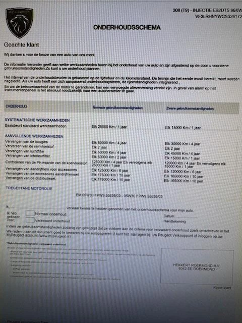 Hoofdafbeelding Peugeot 308