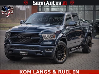 Dodge Ram Pick-Up SPORT | 5.7 V8 4x4 HEMI | PANORAMA DAK | GROOTSCHEM 12 INCH | LPG | Patriot Blue CREW CAB | DUBBELE CABINE | 5 PERSOONS | DC | VOORRAAD NR 2560 - 3327