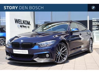 BMW 4 Serie Gran Coupé 420i High Executive M Sport Automaat / Schuif-kanteldak / Achteruitrijcamera / Sportstoelen / Adaptieve LED / M-performance / Head-Up / Park Assistant / Stoelverwarming