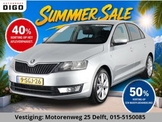 Skoda Rapid 1.4 TSI AUTOMAAT 120 PK ELEGANCE 100% ONDERHOUDEN NAVIGATIE. STOELVERWARMING.