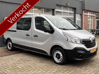 Renault Trafic 1.6 dCi L2H1 DC Marge Btw / Bpm vrij Airco Cruise controle Navigatie 5 persoons Dubbele cabine Euro 6 Lang Verlengde wielbasis 1e eigenaar Ex overheid