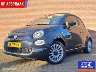 Fiat 500 0.9 TwinAir Turbo Lounge/ Cabriodak!