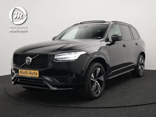Volvo XC90 T8 Recharge AWD R-Design Plug In Hybrid 7 Persoons INCL BTW PHEV | Panodak | Alcantara Sportstoelen Memory | Trekhaak af Fabriek | Adaptive Cruise | Pilot Assist | Navigatie | Apple Carplay | 360 Camera | DAB | Virtual |