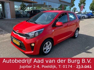 Kia Picanto 1.0 CVVT EconomyPlusLine Airco , Bleutooth , Spotyfy , Electr ramen , deurvergrendeling met afstandsbediening , Rood metaallak