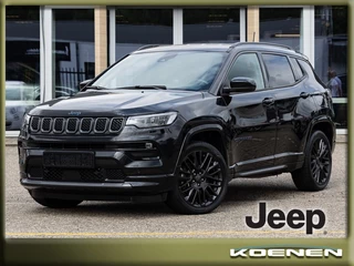 Hoofdafbeelding Jeep Compass Jeep Compass 4XE 240 PHEV S ADAPTIEVE CRUISE / 19 LM / Camera/Electr A-Klep, Black Pack