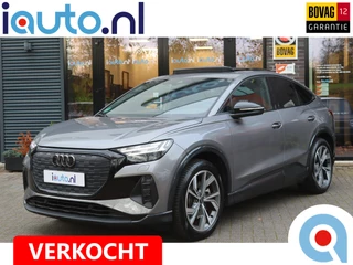 Hoofdafbeelding Audi Q4 Sportback e-tron Audi Q4 Sportback e-tron 50 quattro Advanced edition 77 kWh Optiek Zwart Pano/Matrix LED/Head-up/Sonos/Keyless/Camera/Navi+/CarPlay/ACC/20"