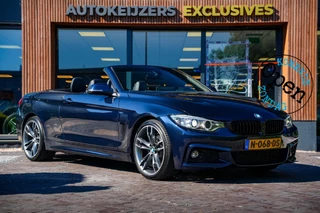 BMW 4-serie Cabrio 428i Essential M Pakket Sportstoelen Leer Memory Navi Xenon Keyless 19”LM