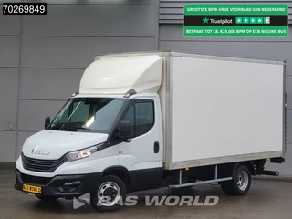 Iveco Daily 35C16 3.0L Laadklep Dubbellucht Airco Cruise Bakwagen Meubelbak Koffer 19m3 Airco Cruise control