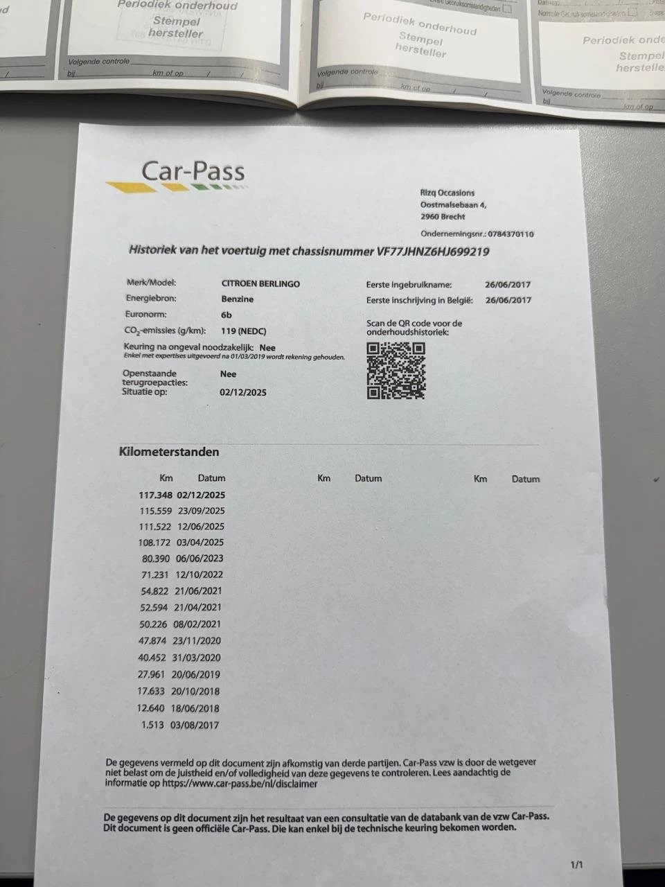 Hoofdafbeelding Citroën Berlingo