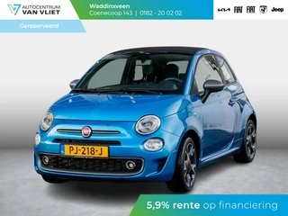 Fiat 500 C TwinAir Turbo Sport | Cabrio | 105pk | Clima | PDC | 16" |  Navi | Priv. glass