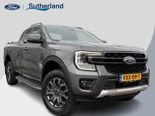 Ford Ranger 2.0 Super Cab EcoBlue Wildtrak 204pk Automaat | Trekhaak | Lederen Bekleding | Rollertop | 3.500kg Trekgewicht | Adaptieve Cruise