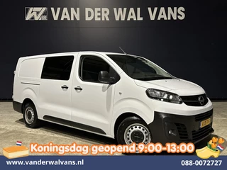 Opel Vivaro 2.0 CDTI 145pk L3H1 Dubbele Cabine Euro6 Airco | 6-Zits | Navigatie | 2500kg Trekhaak | Apple Carplay Android Auto, Cruisecontrol, Parkeersensoren