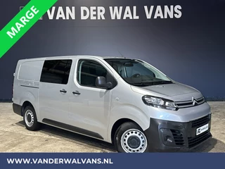 Citroën Jumpy 2.0 BlueHDI **MARGE, GEEN BTW** 123pk L3H1 XL Dubbel cabine Euro6 Airco | Navigatie Cruisecontrol, Apple Carplay, Android Auto, Trekhaak, Parkeersensoren, 5-Zits