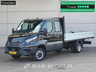 Iveco Daily 35C18 3.0L Automaat 180PK 2025-Model Open laadbak Dubbel Cabine Navi ACC LED 3,5T Trekvermogen Euro6 Pritsche Pickup Airco Dubbel cabine