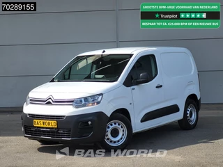 Citroën Berlingo 130PK L1H1 Benzine Emissievrije Euro6 Automaat Navi Airco Cruise Parkeersensoren L1 3m3 Airco Cruise control